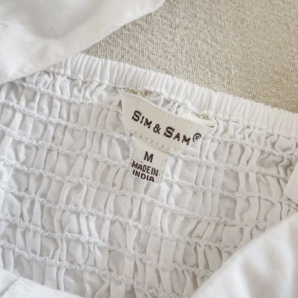 2 Piece Lounge Outfit Matching Set Linen Shorts and Crop Top - Picture 5 of 9